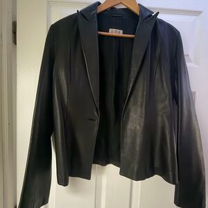 Women's Black Leather Jacket